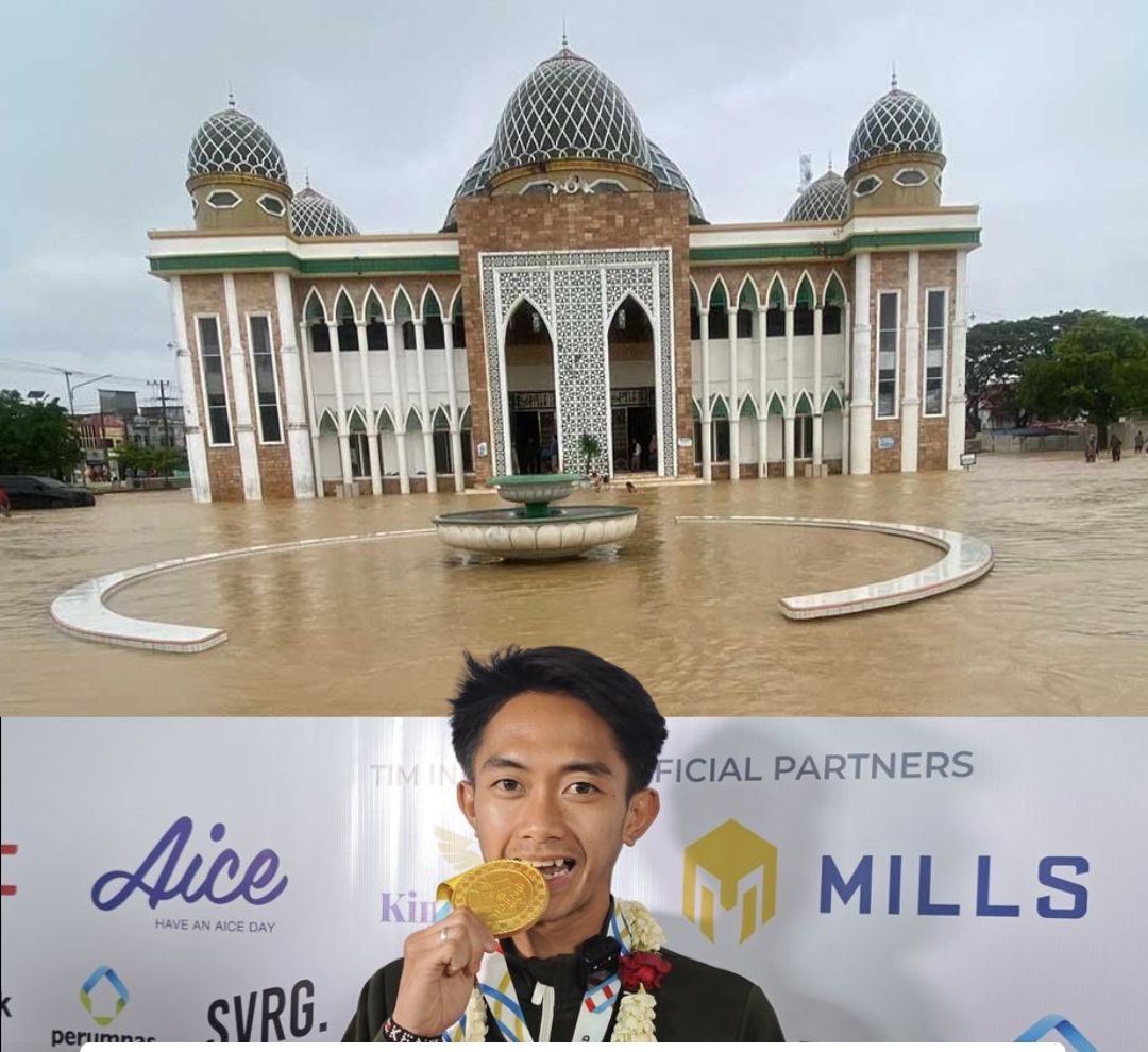 Sepatu Juara SEA Games 2025 Milik Robi Syianturi Laku Rp150 Juta, Dana untuk Pembangunan Masjid di Aceh Tamiang