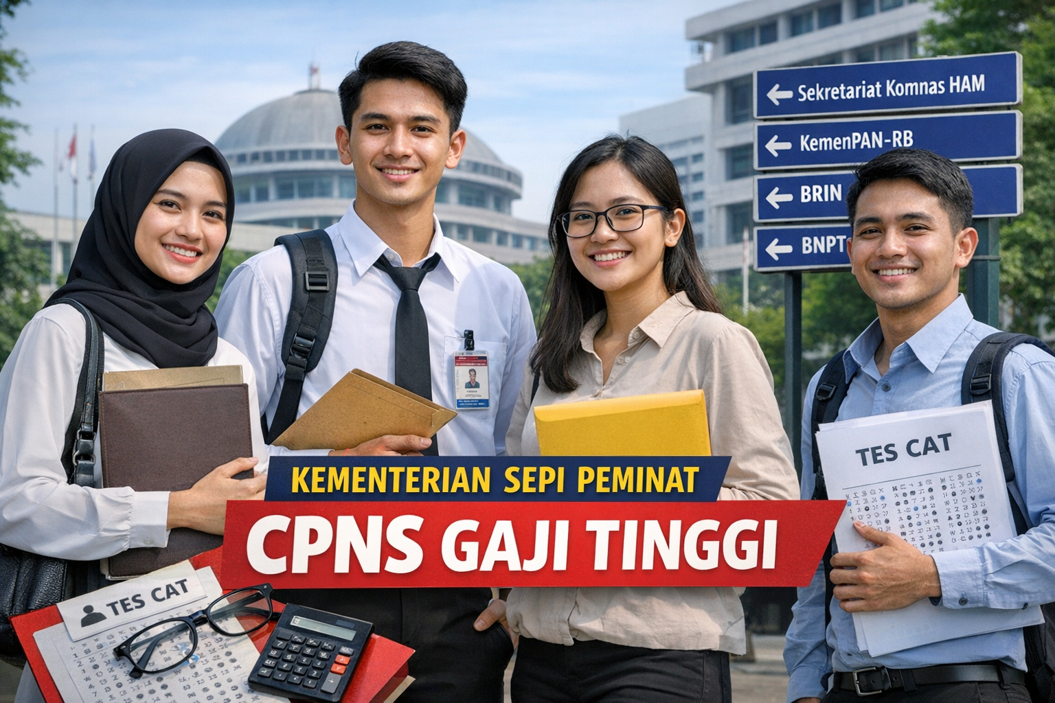 10 Kementerian Sepi Peminat CPNS, Gajinya Tembus Rp 12 Juta